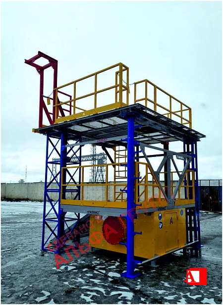 г.Сухой Лог. Полигон для практических работ на высоте  "АЛЬПИНИСТ" 03-02 установлен  в "СЛК ЦЕМЕНТ" г.Сухой Лог. Полигон для практических работ на высоте  "АЛЬПИНИСТ" 03-02 установлен  в "СЛК ЦЕМЕНТ"